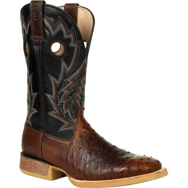 durango oiled black leather western boot