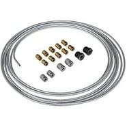 4LIFETIMELINES Steel Brake Line Union 3/16" (3/8-24 Bubble) - Pack Of 10