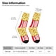 thumbnail image 2 of Fotbe Popcorn Calcetas Largas con Estampado para Hombre y Mujer – Calcetas de Compresión Transpirables y Elásticas, Viajar y Uso Diario Talla 5-11, 2 of 6