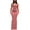 Pink Womens Summer Dress, variant on USSUMA Women's Summer Bodycon Maxi Dresses Sleeveless Spaghetti Strap Cami Casual Long Dress Summer Beach Dress