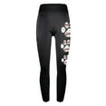 thumbnail image 5 of Penkiiy 2024 Leggings for Women Baseball Graphic Letter Print High Waist Yoga Tights Fashion Ultra Soft Yoga Pants for Running L Black, 5 of 5