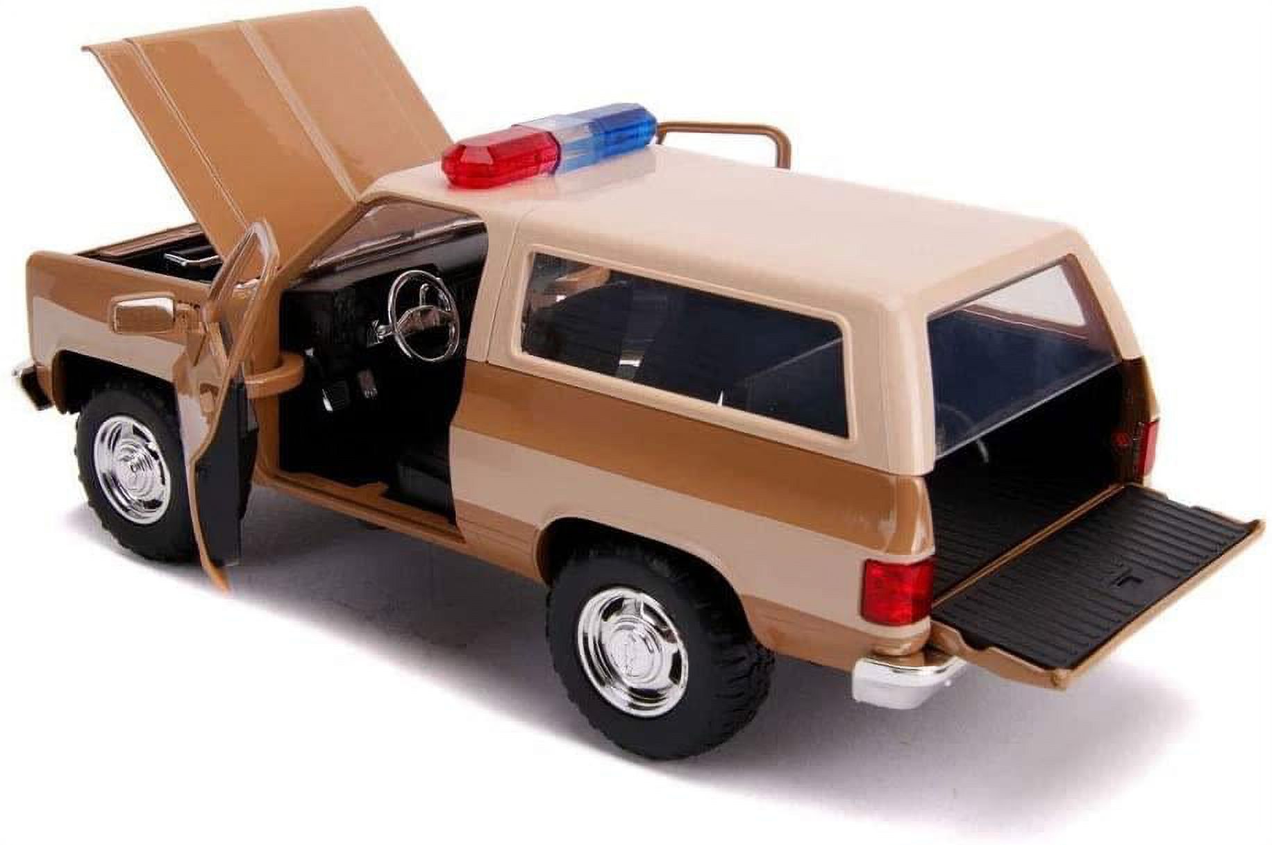 Jada Toys 1:24 Stranger Things - '80 Blazer with Badge Car Play Vehicle - image 2 of 6