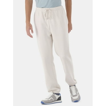 (2 pack) No Boundaries All Gender Soft Fleece Jogger Pants, 30" Inseam, Men's and Big Men's