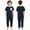 Navy Blue, variant on Adaptive Clothing for Boys Special Needs Autism Sensory Jumpsuit Anti-Strip Romper with Back Zipper Red 6