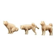 thumbnail image 3 of Figuras de Shiba Inu en miniatura a escala 1/64, figuras de perro resistentes sin pintar de resina para dioramas, diseño de accesorios para escenas en, 3 of 10