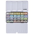 thumbnail image 3 of Lukas 1862 Aquarell Artists' Watercolor Paint Set of 24 -Whole Pans -Seaside Set -Vibrant Professional Grade Watercolor Paint -Easy-to-Wet -Intense Color, Long-Lasting -For Professional Watercolorists, 3 of 7
