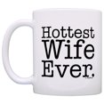 thumbnail image 2 of ThisWear Newlywed Wife Gifts Hottest Wife Ever Funny Newlywed Couple 11 ounce Coffee Mug, 2 of 4
