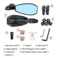thumbnail image 2 of destyer Aluminium Alloy Motorbike Rear View Mirror Replacement 360 Degree Adjustable Upgrading Universal Riding Rearview Part, 2 of 9