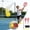Black, variant on Klonfd Tether Game Interactive With And | Tetherball Training For Park Patio Playground Teenagers Children Enthusiasts
