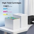 thumbnail image 4 of 564 XL 564XL Ink Cartridge Compatible with HP DeskJet 3520 (2 Black 1 Cyan 1 Magenta 1 Yellow), 4 of 10
