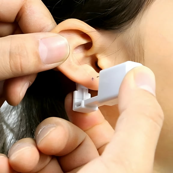 XIRQI Painless Ear Piercing Gun Disposable Safety Asepsis Piercing Tool Kit with Ear Studs