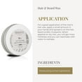 thumbnail image 4 of SALERM - Men's Hair Wax - Homme Barber Line - 100 ml - for Hair, Beard, and Mustache - Strong Hold and Medium Shine - with Hydrating Actives - Keeps Style Longer, 4 of 7
