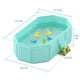 thumbnail image 5 of Bañera plegable para bebés Jollcma con tapón de desagüe verde, 5 of 8