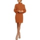 thumbnail image 3 of Vestido de suéter de gran tamaño suelto informal de manga larga con cuello alto para mujer vestidos de suéter de invierno suave Adepaton  WMZL-2283-20, 3 of 6