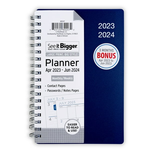 See it bigger monthly weekly planner 2024 dredi ginelle