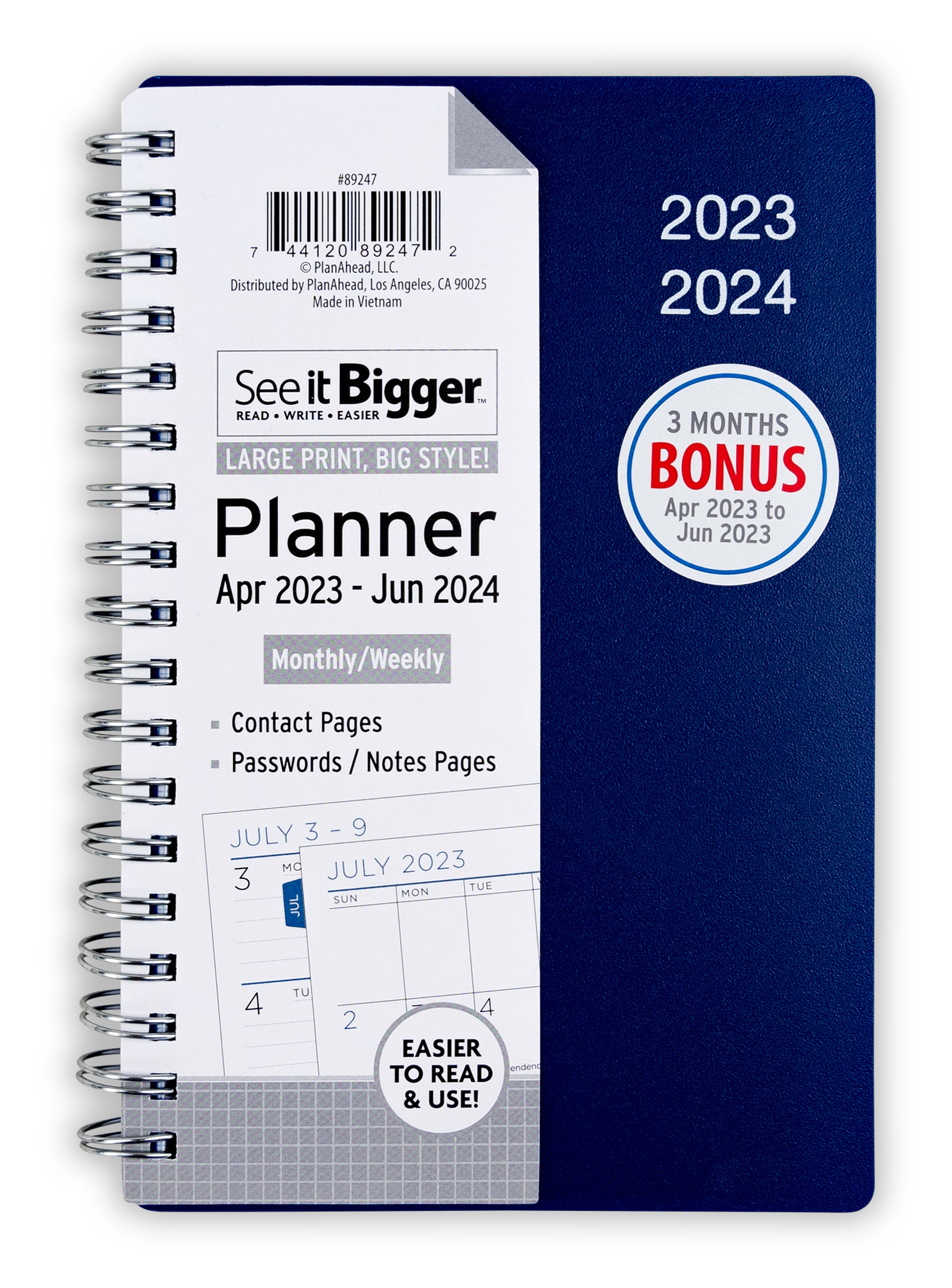 See it Bigger Planners in Calendars and Planners - Walmart.com