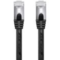 thumbnail image 2 of Buhbo 5 ft CAT7 Blindé RJ45 Réseau Ethernet Câble Sans Accrochage 10Gbps 600 MHz (10-Pack) Noir, 2 of 5