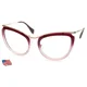 thumbnail image 1 of MIU MIU SMU 51P DHM-5P1 Burgundy SUNGLASSES 57-19-140mm B47mm Italy "READ", 1 of 6