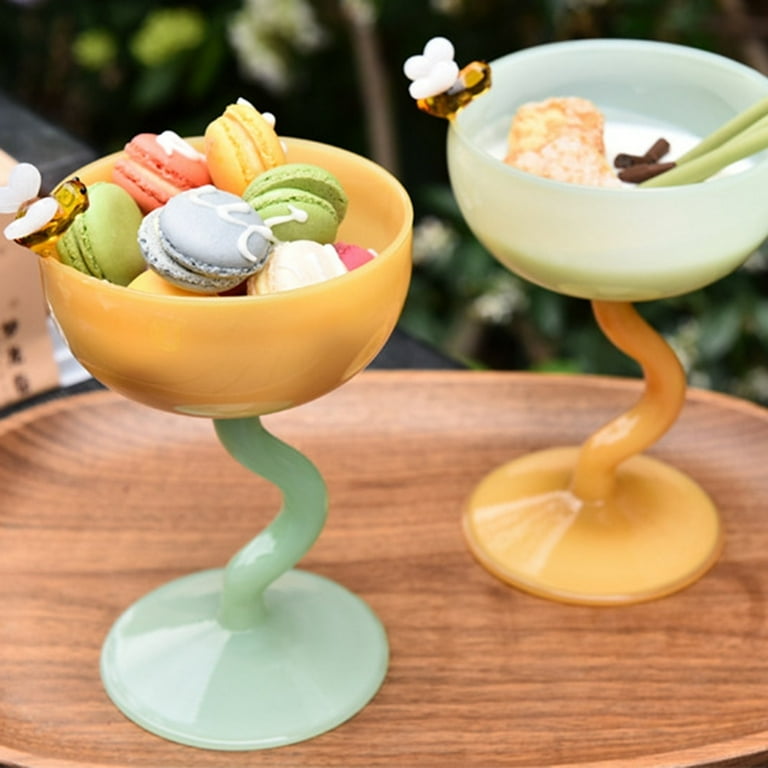 Personalized Stylish Ice Cream Bowls With Stem Clear Glass Pedestal Glass  Goblet - Buy Glass Ice Cream Cup,Ice Cream Cups Glass,Ice Cream Cups  Product