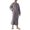 Purple, variant on Men's Billowy Fleece Bath Robe Belt Cold Weather Drop Shoulder Baggy Fall Bathrobes Bathrobe Chunky Comfy Beige Small