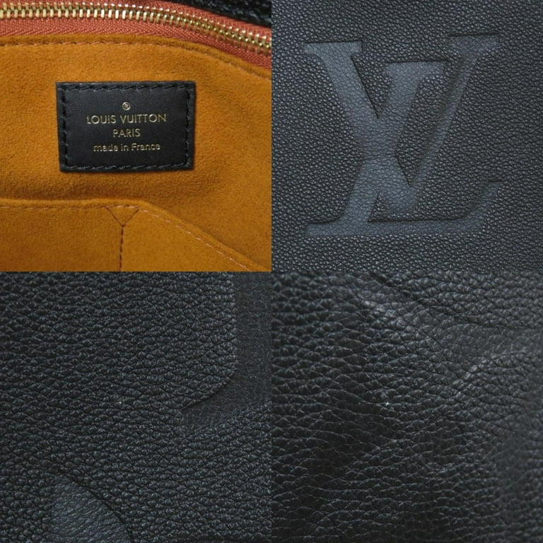 Louis Vuitton - Authenticated Onthego Handbag - Synthetic Black for Women, Good Condition