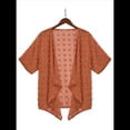 thumbnail image 1 of Cárdigan para Mujer, 3/4, Cárdigan Ligero, Color Caramelo, Talla L, 1 of 10
