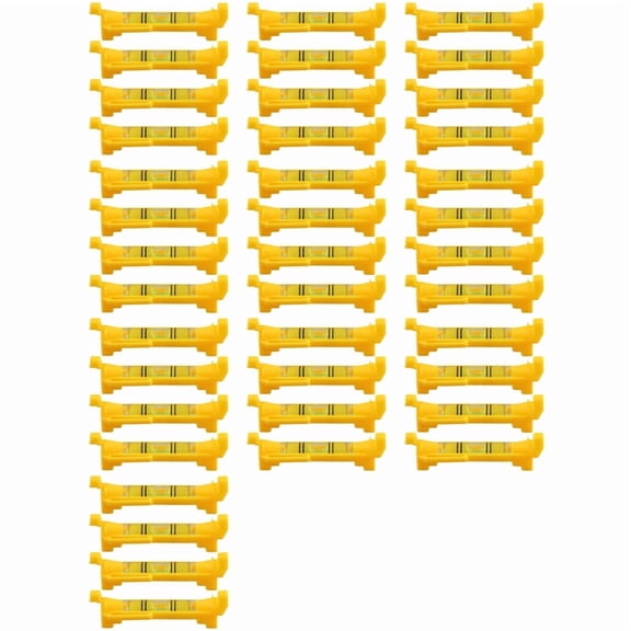 40Pcs String Level Hanging Line  for Leveling Surveying, Building Trades, Bricklaying, Etc. (Yellow)