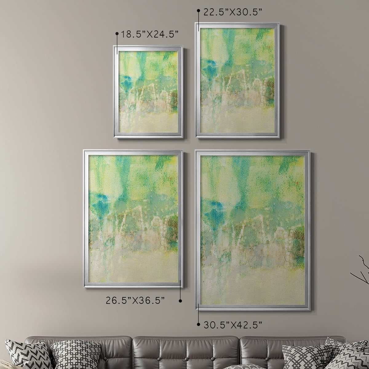 Serus II Premium Framed Print, in Gold, Black, or Silver - Ready to Hang