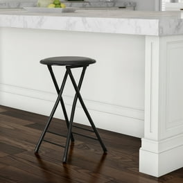 Somerset HomeBackless 18 inch Folding Stool with 225lb Capacity White Walmart