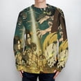 thumbnail image 4 of Attack On Titan Unisex Sweater Long Sleeve Fall Casual Crewneck Tops Pullover Active Streetwear Fashion Sweatshirt 2XL, 4 of 6