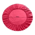 thumbnail image 4 of Draps Ronds, Couvre-Lit, Drap-Housse de Lit de Princesse en Pur Coton Rose Pâle, 4 of 4