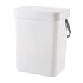 thumbnail image 1 of Pequeño bote de basura colgante para cocina, creativo cubo de basura montado en la pared-ahorra espacio, Mini cubo de basura para puerta de armario de - Blanco 5L Sunnimix bote de basura de cocina, 1 of 8