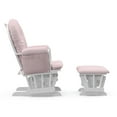 thumbnail image 4 of Storkcraft Hoop Nursery Glider and Ottoman, White with Pink Blush, 4 of 12