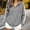 A06 Gray, variant on Women's Half Zip Pullover Hoodies Striped Long Sleeve Sweatshirts Casual Athletic Quarter Zip Jumpers with Kangaroo Pockets for Workout Running Activewear