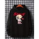 thumbnail image 4 of Hoodies For Men, 'Saucy' Print Hoodie, Sudadera con capucha casual para hombre con bolsillo canguro para primavera y otoño, como regalos, 4 of 4