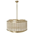 thumbnail image 6 of Avenue Lighting Hf1928 Waldorf 12 Light 31" Wide Drum Chandelier - Polished Gunmetal, 6 of 7