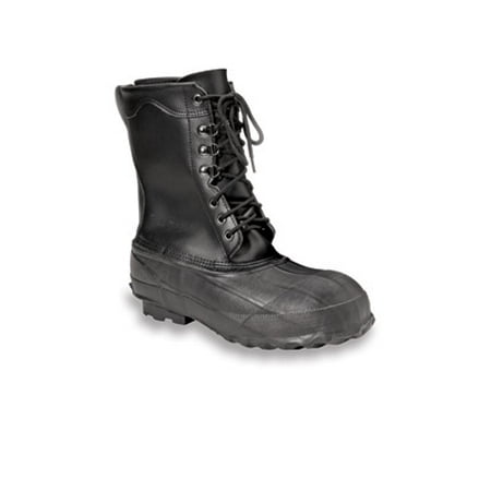 Steel Toe Pac Boots - Servus by Honeywell Size 12 Servus Black Insulated Leather And Rubber Safety Pac Boots With Steel Toe