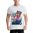 thumbnail image 1 of T-Shirt Décontracté Unisexe Zootopia 2, T-Shirt Léger à Manches Courtes, Haut en Coton Coupe Classique, 1 of 7
