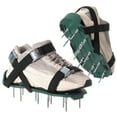 thumbnail image 3 of Lawn and Garden Aerator Spike Shoe With 3 Metal Buckle Straps, Green Spiked Sandal, 3 of 7