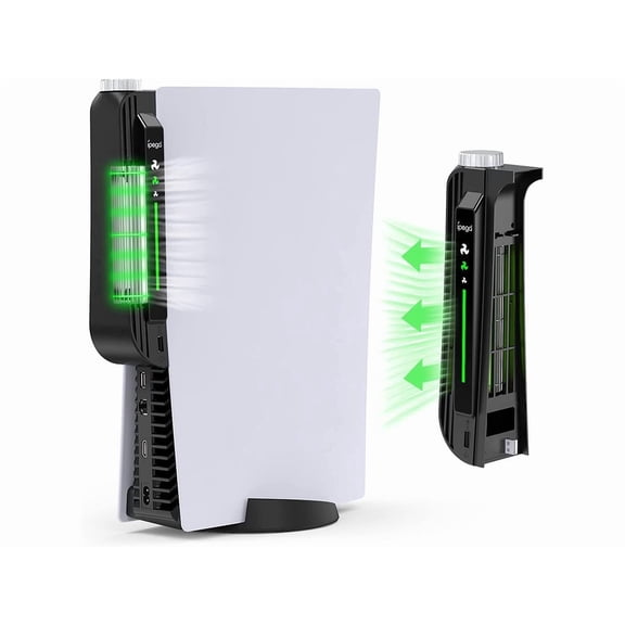 Upgraded Cooling Fan Accessories for PS5, Cooling System Cooler Fan for Playstation 5 Disc and Digital Edition