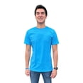 thumbnail image 3 of Wear Sierra Men's T-Shirt, Crewneck, Short Sleeve, Pure Cotton, Black/Navy/White, Pack of 3, X-Large, 3 of 12
