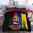 thumbnail image 2 of Juego de Cama Bandera de Venezuela Estilo Bandera RLT7, 2 of 5