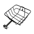 thumbnail image 3 of Rear Bike Basket s Black Cargo Rack for Hiking Biking Camping, 3 of 8