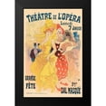 thumbnail image 2 of Cheret, Jules 11x14 Black Modern Framed Museum Art Print Titled - Theatre de LOpera 7th Janvier, 2 of 5