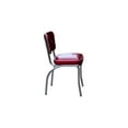 thumbnail image 3 of Button Tufted Diner Chair - Metal Frame - 19.5"D x 15.5"W x 31.5"H, 3 of 4