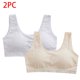 thumbnail image 2 of Odeerbi 2 Pack Niñas Bras de Entrenamiento 10-16 Años, Bras Deportivos Sin Alambre de Algodón Con Almohadillas Ropa Interior de Desarrollo de La Pubertad Respirable, 2 of 6