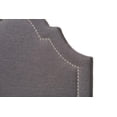 thumbnail image 4 of Baxton Studio Baxton Studio Rita Modern and Contemporary Dark Grey Fabric Upholstered Twin Size Headboard, 4 of 6