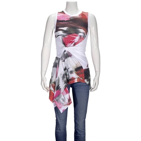 Alexander McQueen Tie-Dye Knotted Detail Tank Top, Brand Size 42