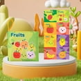 thumbnail image 2 of Sentmoon Girls Toys 10-12 Toys for 2 Year Old Toy Fabric Book With Crinkle Sound Safe Chew Educational Book Interactive Learning Fabric Book Textured Fabric Reading Material, 2 of 7