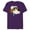 Purple, variant on Disney Peter Pan Nana St. Bernard Dog Big Face Costume - Short Sleeve Blended T-Shirt for Adults - Customized-Navy Heather